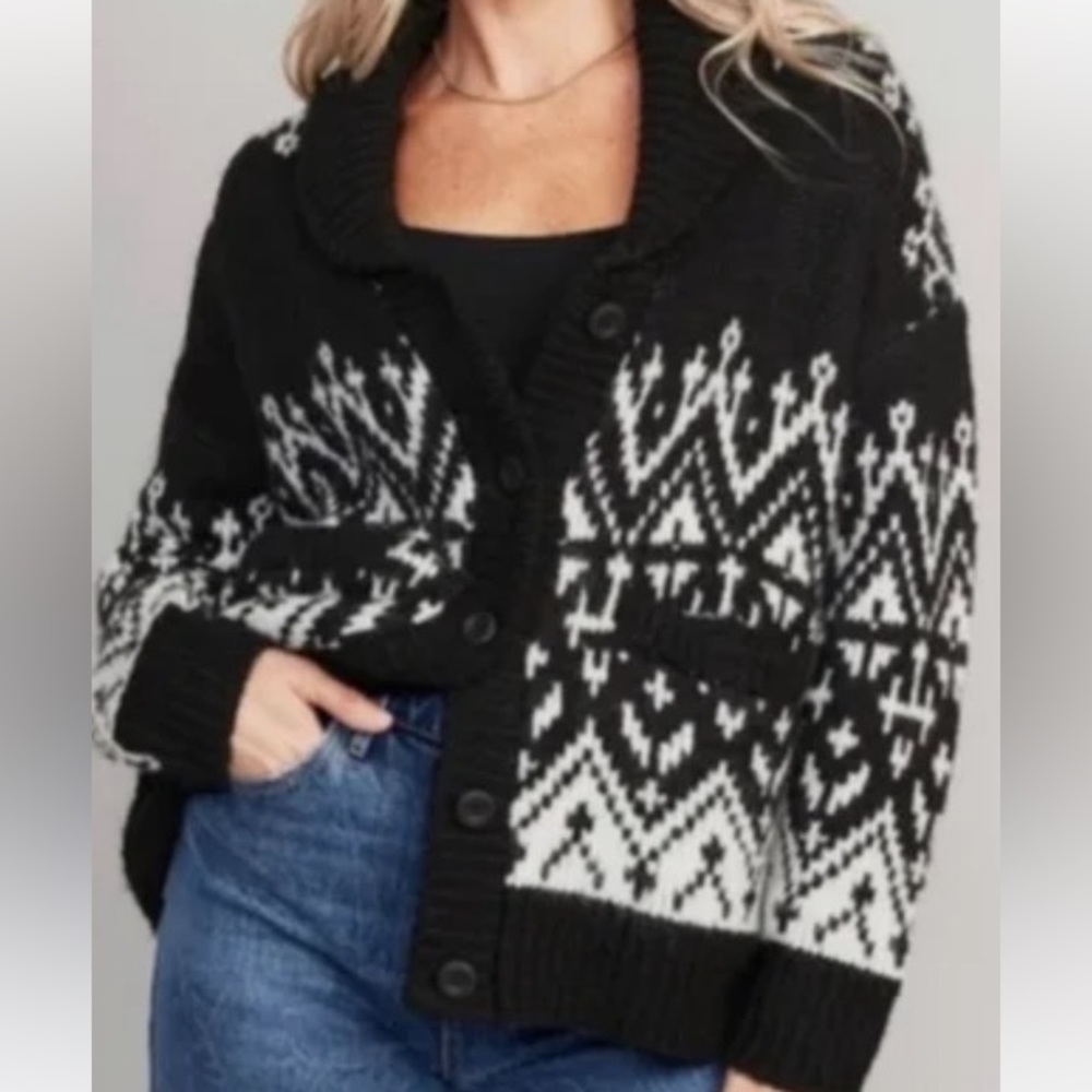 Old Navy Fair Isle Cardigan NEW W/TAGS